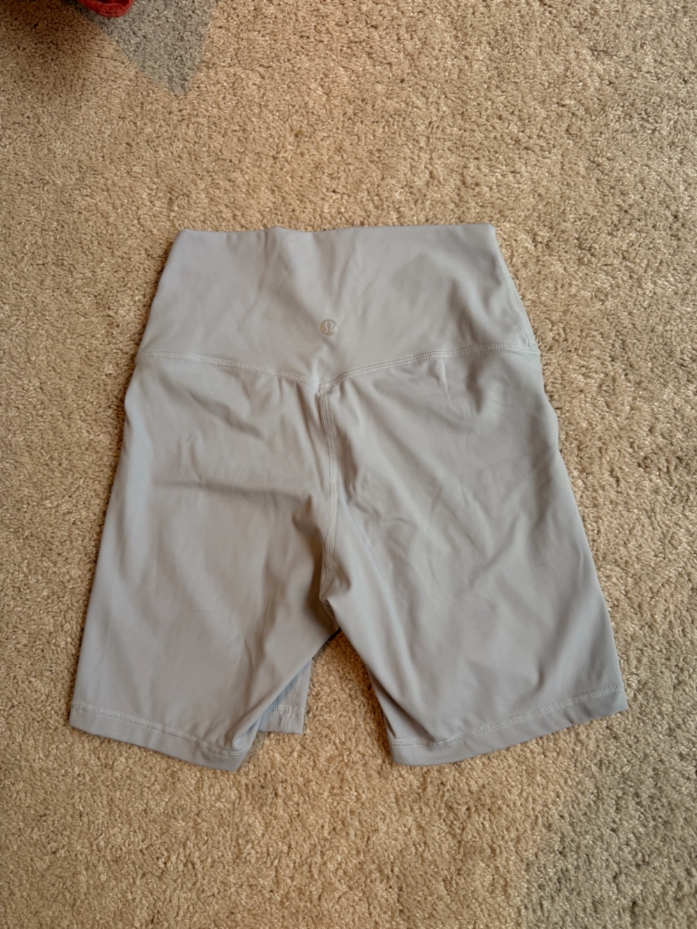 lululemon athletica women's Light blue biker shorts